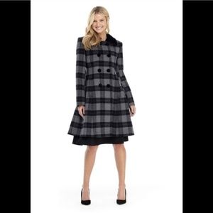 NWT. Marnette Gal Meets Glam Checked Coat M